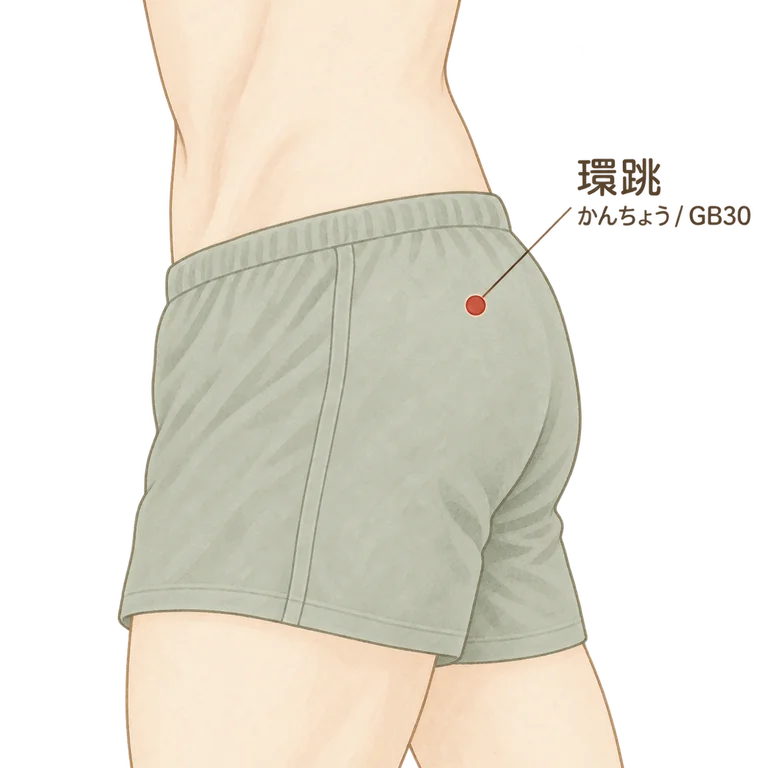 環跳の位置図